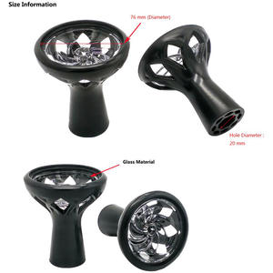 Prix d'usine personnalisé, vente en gros de bols à chicha en verre et silicone, accessoires pour chicha, boutique de chicha, usage domestique, ensemble de fumage - Product Image 4