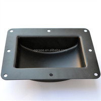Pièces de quincaillerie robustes pour flight case, écrou de roue en fer poli, finition chrome/zinc bleu, métal estampé 1,2 mm d'épaisseur