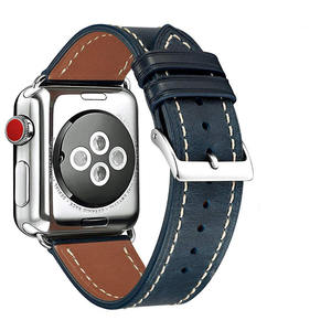 Banda de cuero para <span class=keywords><strong>Apple</strong></span> <span class=keywords><strong>Watch</strong></span> 38/40/42/44mm iwatch banda deporte de serie 5/4/3/2/1 - Product Image 6