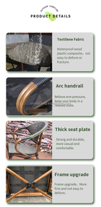 <strong>Bamboo</strong> Look Aluminum Rattan Furniture Products <strong>Bamboo</strong> <strong>Chairs</strong> for Sale - Product Image 3