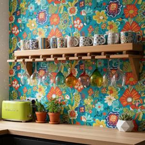 Portabicchieri da Parete, <span class=keywords><strong>Portabottiglie</strong></span>, Accessorio Bar, Portaoggetti, Pallet in Legno, Decorazione Bar, Portabicchieri da Vino - Product Image 4