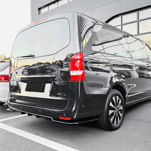 สปอยเลอร์ดิฟฟิวเซอร์หลัง Amp-Z สำหรับ Mercedes-Benz Vito W447 ปี 2016-2023 สีดำเปียโนลายคาร์บอนไฟเบอร์ - Product Image 1
