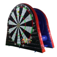 Jeux interactifs d'extérieur populaires, jeu de fléchettes de football gonflable pour les fêtes d'enfants