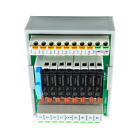 Module de relais électromagnétique 8 canaux 5A 24VDC 1NO, technologie de fiche de charge scellée avec fusible, pour utilisation en télécommunications Shimaide 250VAC Ag