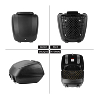 Sac de coffre de moto, boîte de rangement pour bagages arrière, boîte à outils, valise de voyage pour Harley Softail Touring Sportster, pour Yamaha, pour Honda