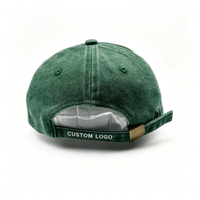 Gorra de Béisbol de Algodón Lavado con Logotipo Bordado Personalizado, 6 Paneles, Hebilla Metálica Ajustable, Gorras Deportivas para Hombre y Mujer