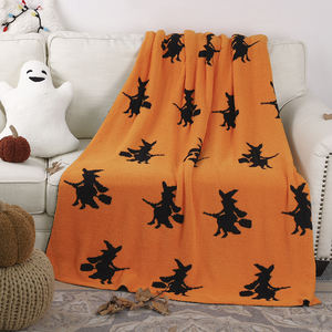 Manta de Halloween, tiro de patrón reversible suave y acogedor, decoración de sentido de ambiente de terror divertido espeluznante - Product Image 6