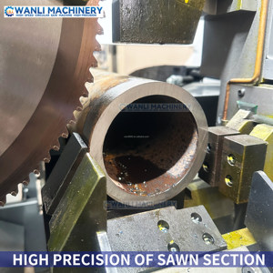 Manufacturer Supplies Fully Automatic High Speed Circular Saw <strong>Machine</strong> For <strong>Cutting</strong> Round Steel Round Pipes Stainless Steel - Product Image 4