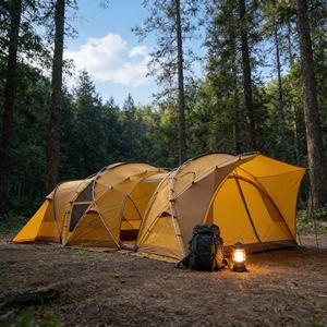 Tentes d'abri extérieures personnalisées, équipement de tente de <span class=keywords><strong>camping</strong></span> portable pour la famille - Product Image 1