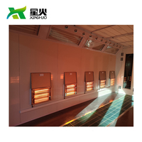 Cabina de Pintura Automotriz de Calidad Superior 7.5kW con Escape de 75mm y Pared EPS, Cámara de Curado de Coches con 56 Luces LED, Certificación CE