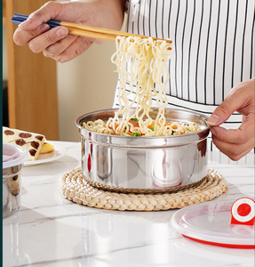 DFL12010 Lonchera Portátil, Práctica Recipiente Hermético de Acero Inoxidable con Tapa, Recipiente Redondo para Sopa, Caja de Almacenamiento de Gran Capacidad - Product Image 6