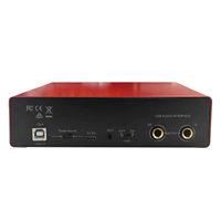 Interface audio USB externe professionnelle M22 ASIO 2 canaux, construction en métal et plastique, pour studio, scène et enregistrement musical