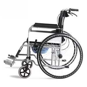 Fauteuil roulant de mobilité pliable manuel utilisé à des fins médicales pour les personnes âgées et les fauteuils roulants handicapés - Product Image 2