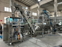 Machine automatique pour noix (amandes, noix de cajou, pistaches) avec pesage, scellage, étiquetage, système d'azote et contrôle PLC pour sacs et sachets de grande capacité
