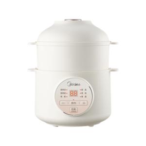 Olla de cocción lenta automática Midea de 1-2L, multifunción, para sopas, papillas y comida para bebés, color blanco. - Product Image 5