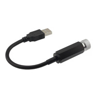 Lumière décorative intérieure de voiture, mini projecteur de lumière étoilée pour le toit de la voiture, lampe d'ambiance