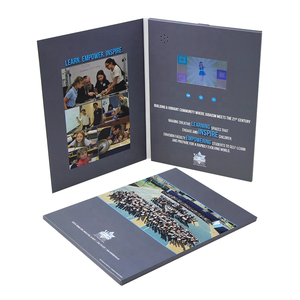 Quà Tặng Tùy Chỉnh Thiết Kế Mới Hộp Trưng Bày Các Vật Phẩm Quảng Cáo Trong Suốt Dành Cho Doanh Nghiệp Hộp Sách Quảng Cáo Thiệp Chúc Mừng Video Brochure - Product Image 1