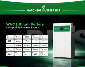 بطارية ليثيوم فوسفات الحديد الشمسية WHC 51.2V 200Ah 10KWh LiFePO4 من النوع المقسم، للتركيب على الحائط مع اتصال CAN - Product Image 6