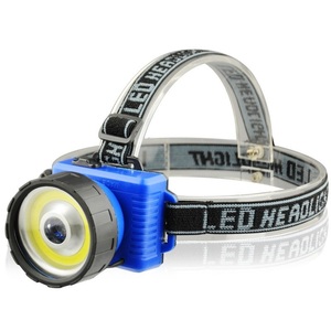 Linterna <span class=keywords><strong>Frontal</strong></span> LED de Doble Fuente de <span class=keywords><strong>Luz</strong></span>, Lumen + COB, 2 Modos, Funciona con Batería, para Camping y Senderismo al Aire Libre - Product Image 2