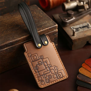 Funda de cuero para llave para LEXUS LX 570 IS LS 500H BYD Hongqi He5 He7 Toyota Honda Buick E4 E5 <span class=keywords><strong>Tesla</strong></span> Modelo 3 S Y LYNK & CO 03 ZEEKR 001 - Product Image 4