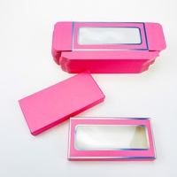 Boîtes à cils en carton personnalisées avec logo, impression UV, emballage durable et jetable pour outils de beauté – Vente en gros