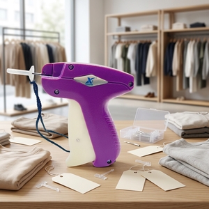 Pistolet d'étiquetage Booster Taille Standard Violet en Plastique Durable pour l'Étiquetage des Vêtements en Magasin de Détail - Product Image 1