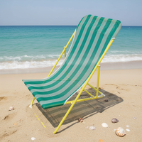 Chaises pliantes de plage, de jardin, de parc, de terrasse, de camping, en acier moderne, avec structure en textilène, réglables, capacité 120 kg