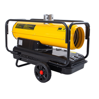 Chauffage industriel indirect à air 30KW multi-protection, au gazole et au kérosène, pour poulaillers et élevages porcins