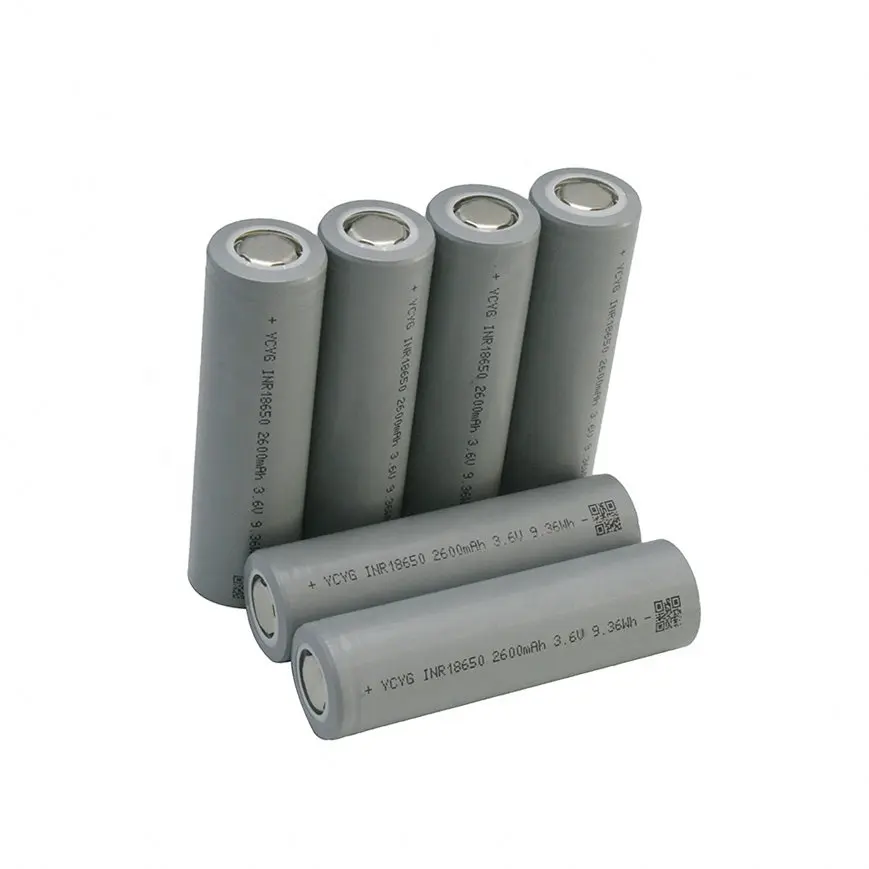 Hot Sale Bulk Stock High rate 5C 20A Cylindrical 18650 Lithium Cell 3.7V 2600mAh Li Ion Rechargeable Battery For Electric bikes