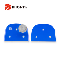 KHONTI Soft Bond Lavina Meuleuse de sol 30 grains Bloc abrasif durable Chaussures de meulage diamantées pour sol en béton époxy