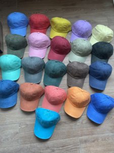 In Stock Heavy Cotton <b>Plain</b> Baseball <b>Cap</b> Custom Embroidered Color Washed Cotton Unisex Sports Baseball <b>Cap</b> - Product Image 2