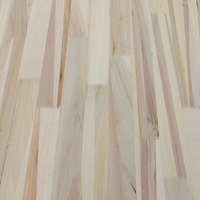 Planches en bois massif à jointures à languettes (peuplier/pin/paulownia) - Design moderne, écologiques, taille personnalisée