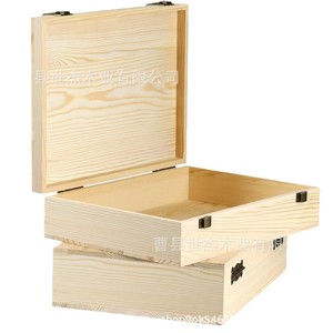 Wooden Gift <b>Box</b> Rectangle <b>Pine</b> Handmade Jewelry Watch Storage Packaging Custom Order Available - Product Image 5