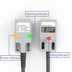สวิตช์ตรวจจับระยะใกล้แบบสี่เหลี่ยม รุ่น SN04-N ซีรีส์ 10-30VDC 2 สาย NPN PNP IP67 เซ็นเซอร์ตรวจจับระยะใกล้แบบเหนี่ยวนำรูปสี่เหลี่ยม - Product Image 3