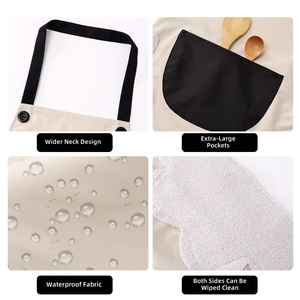 <span class=keywords><strong>Delantal</strong></span> de Floristería con Logotipo Personalizado, para Cocina y Hogar, Ropa de Trabajo para Mujer, Impermeable y Resistente al Aceite, Personalizable - Product Image 4