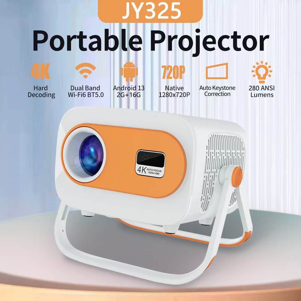Alibaba Projector HD DualBracket Smart Projector 4K Android 13 Portable Mini Home Theater ...