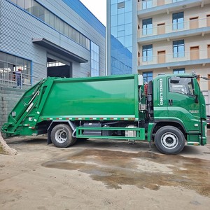 Camión Compactador de Basura Isuzu Giga 6X4, Diésel Verde, Transmisión Manual, EURO 5, Vehículo de Saneamiento Municipal - Product Image 5
