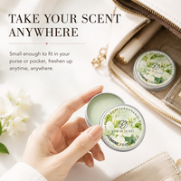 Baume Solide Personnalisé à Marque Privée, Gel Parfumé Premium Longue Durée, Format Voyage, Parfum Naturel aux Fleurs