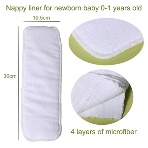 Couches pour nouveau-né de 0 à 1 an imprimées de dessins animés, lavables en polaire grise, étanches et respirantes, pour nouveau-né - Product Image 5