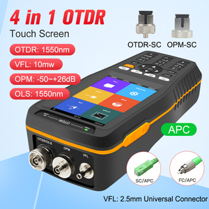 टच स्क्रीन ऑप्टिक फाइबर ओटीडीआर टेस्टर 10nw 1310/1550nm -70/26db vfl ऑप्टिकल पावर मीटर प्रकाश स्रोत Tm290 में निर्मित - Product Image 3