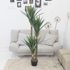 Alberi di Yucca Artificiali in Plastica con <span class=keywords><strong>Foglie</strong></span> Realistiche, Vaso Alto 90cm, Albero Artificiale Ecologico di Alta Qualità per Casa <span class=keywords><strong>e</strong></span> Ufficio - Product Image 4