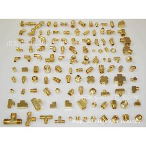 Brass Pipe Fittings Cnc Machined Precision Industrial Plumbing Components Max Diameter 40mm - Product Image 1