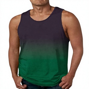 Camiseta sin mangas para hombre, estilo acid wash, de algodón grueso, oversize, vintage, para gimnasio, entrenamiento, ropa casual de verano, estilo urbano - Product Image 1