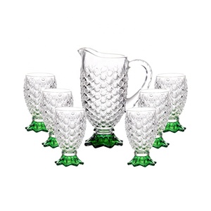 Ensemble <span class=keywords><strong>de</strong></span> verres à <span class=keywords><strong>eau</strong></span>, à jus, à thé, <span class=keywords><strong>en</strong></span> cristal, <span class=keywords><strong>en</strong></span> <span class=keywords><strong>forme</strong></span> <span class=keywords><strong>de</strong></span> <span class=keywords><strong>poisson</strong></span>, <span class=keywords><strong>de</strong></span> haute qualité, 7 pièces, vente chaude, personnalisable, Chine - Product Image 3