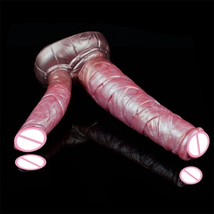 YOCY XXL Realistic Horse <b>Dildo</b> Silicone Fantasy Animal Penis With Sucker Adult Sex for Women Men Thick 8cm Anal Masturbator - Product Image 4