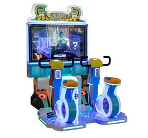 Machine de jeu d'arcade à pièces de monnaie pour Sport d'intérieur, 2 joueurs, vélo, garçon, cadeau, billet d'échange, à vendre - Product Image 1
