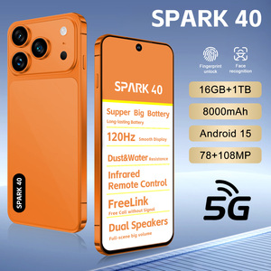 SPARK 40 Versione Globale Smartphone 5G <span class=keywords><strong>7</strong></span>.3" 8000mAh 78MP+108MP Sblocco con Face ID Telefono Sbloccato - Product Image 1