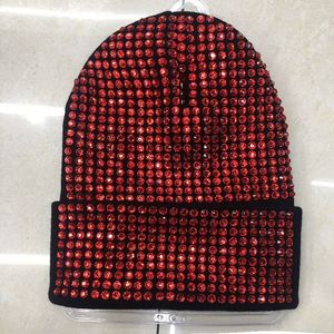 Manufacturers Autumn <b>Winter</b> Warm Acrylic Knitted Tiene Heeft Tem <b>Men</b> and Women Hot Drilling Drill <b>Hat</b> - Product Image 2