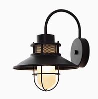 Lampe murale à LED rétro de la Rome antique Lampe lanterne murale extérieure étanche pour cour balcon mur extérieur