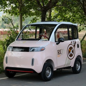 Véhicule électrique à faible vitesse pour la ville, 2 places, mini, cabine fermée, petit véhicule électrique à 4 roues pour adultes - Product Image 2